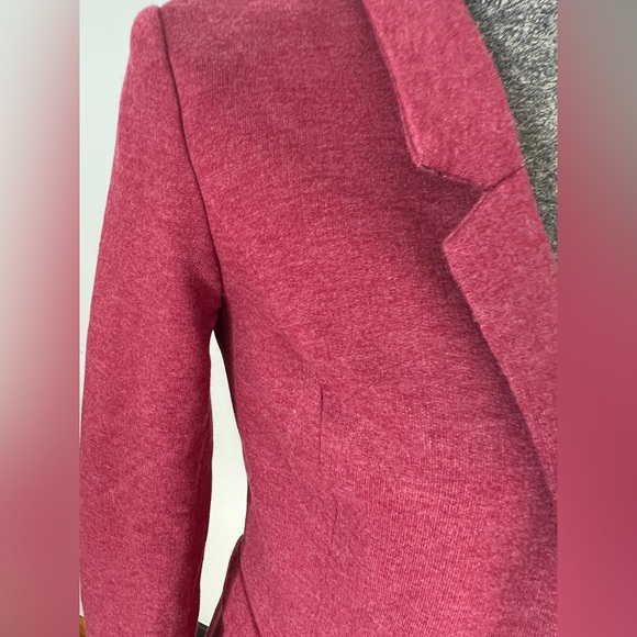 H&M elbow patch red blazer - Picture 3 of 9